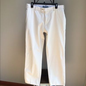 Peter Millar Classic Flat‎ Front Pants Khaki Chino
